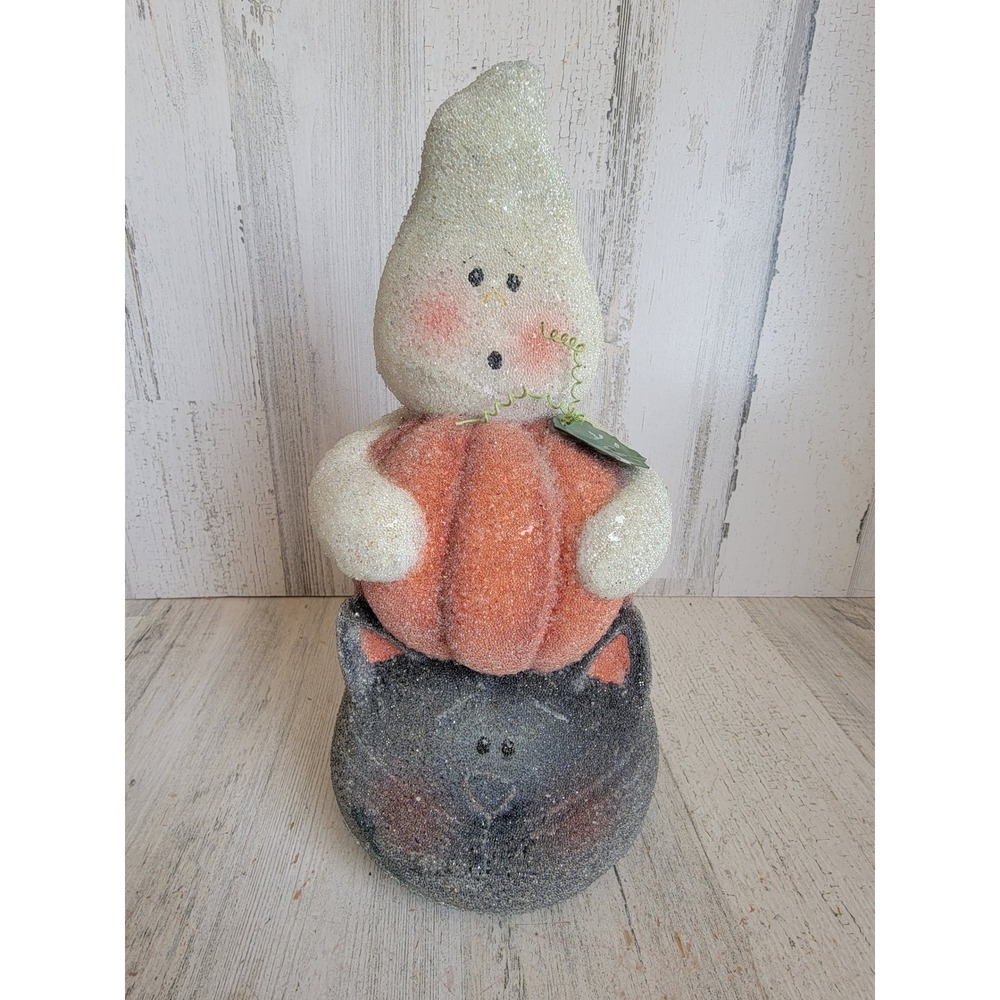Halloween ghost crazy mountain pumpkin cat beaded unique home decor